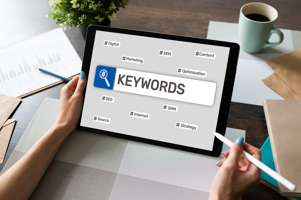 using keywords